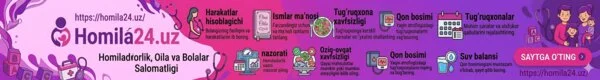 Homila24.uz - homiladorlar uchun sayt va ilova